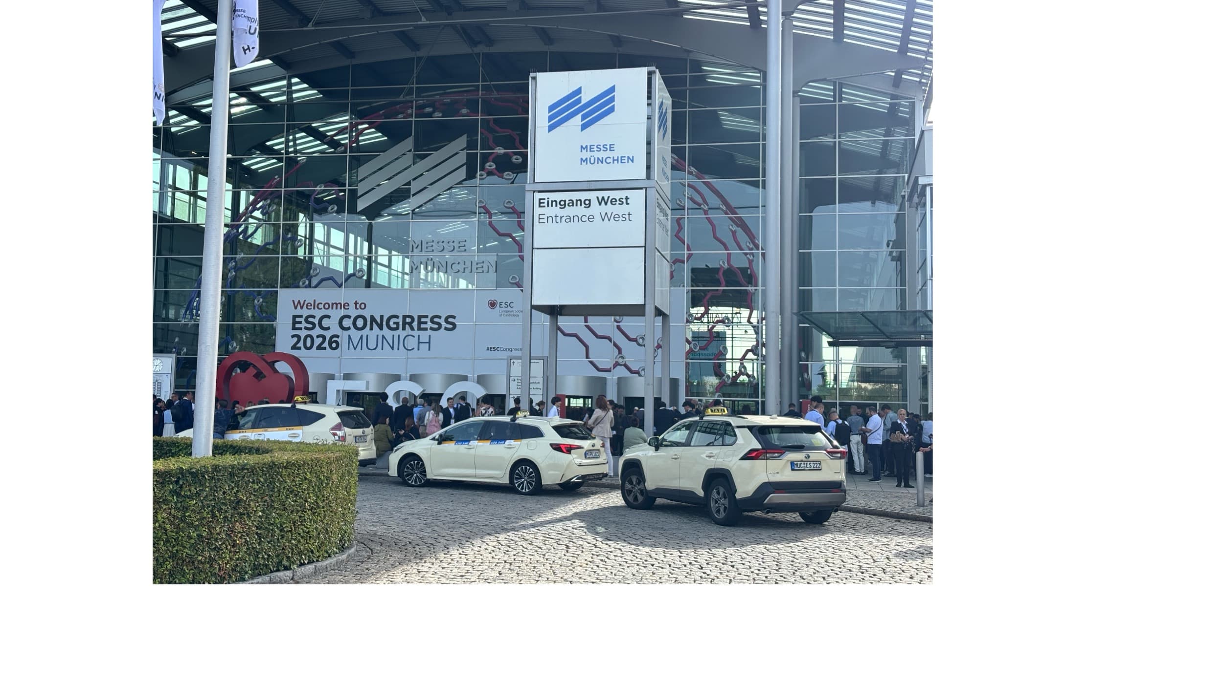 ESC Congress 2026 ミュンヘン会場入口